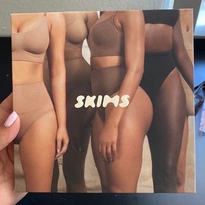 Clay colored skims S/M sized core control thong